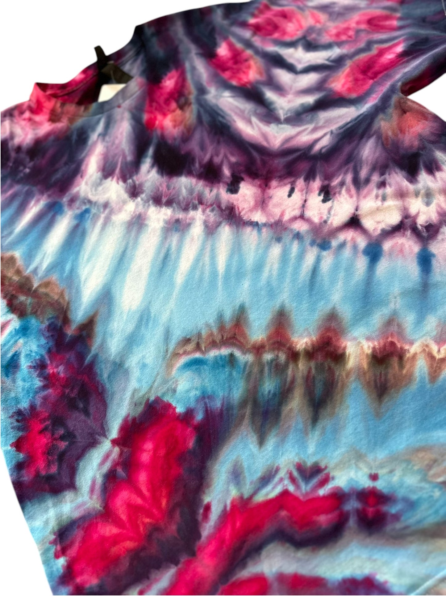 Adult 2Xl- Handcrafted Ice-Dyed T-Shirt