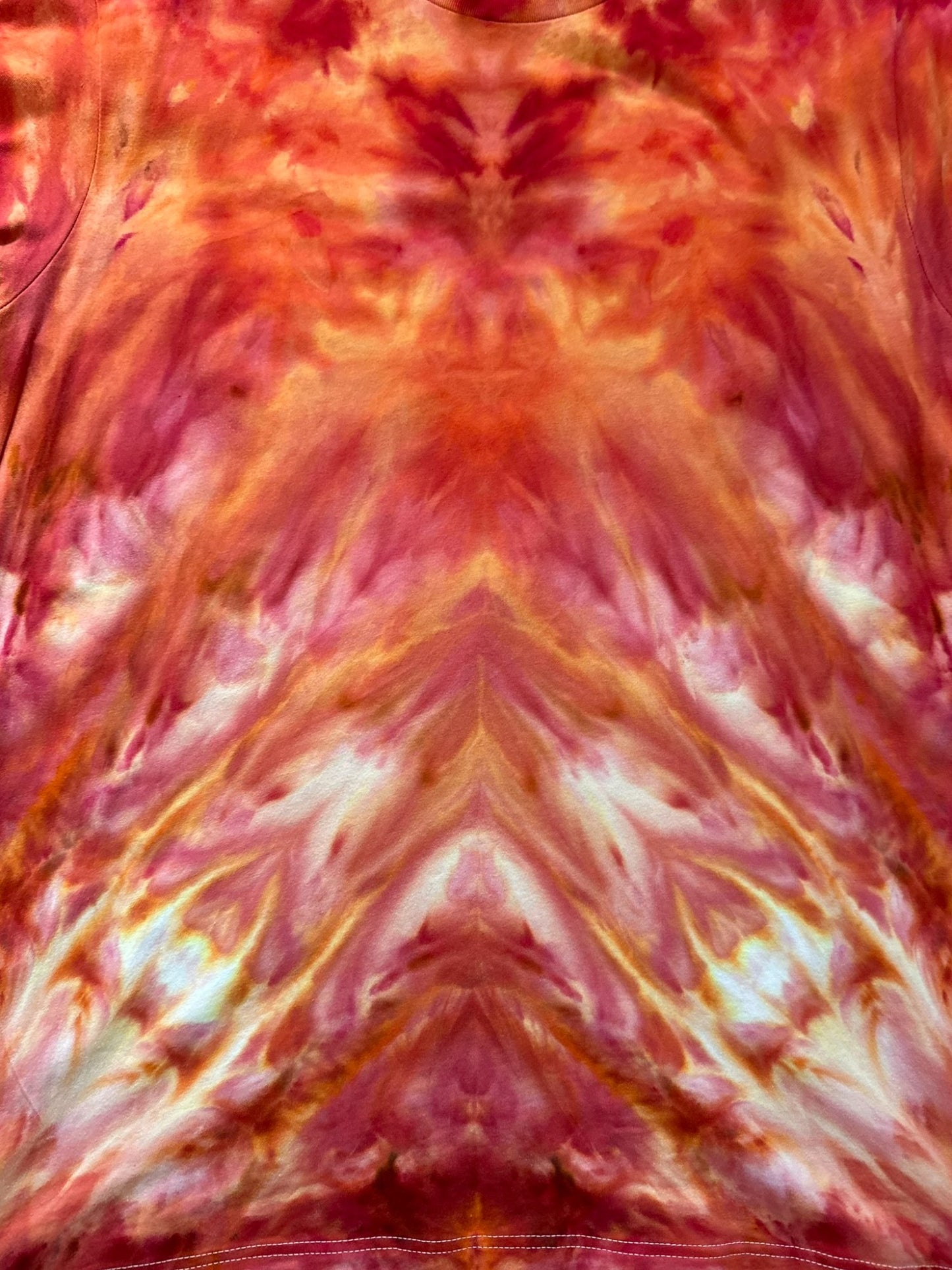 Adult 2Xl- Handcrafted Ice-Dyed T-Shirt