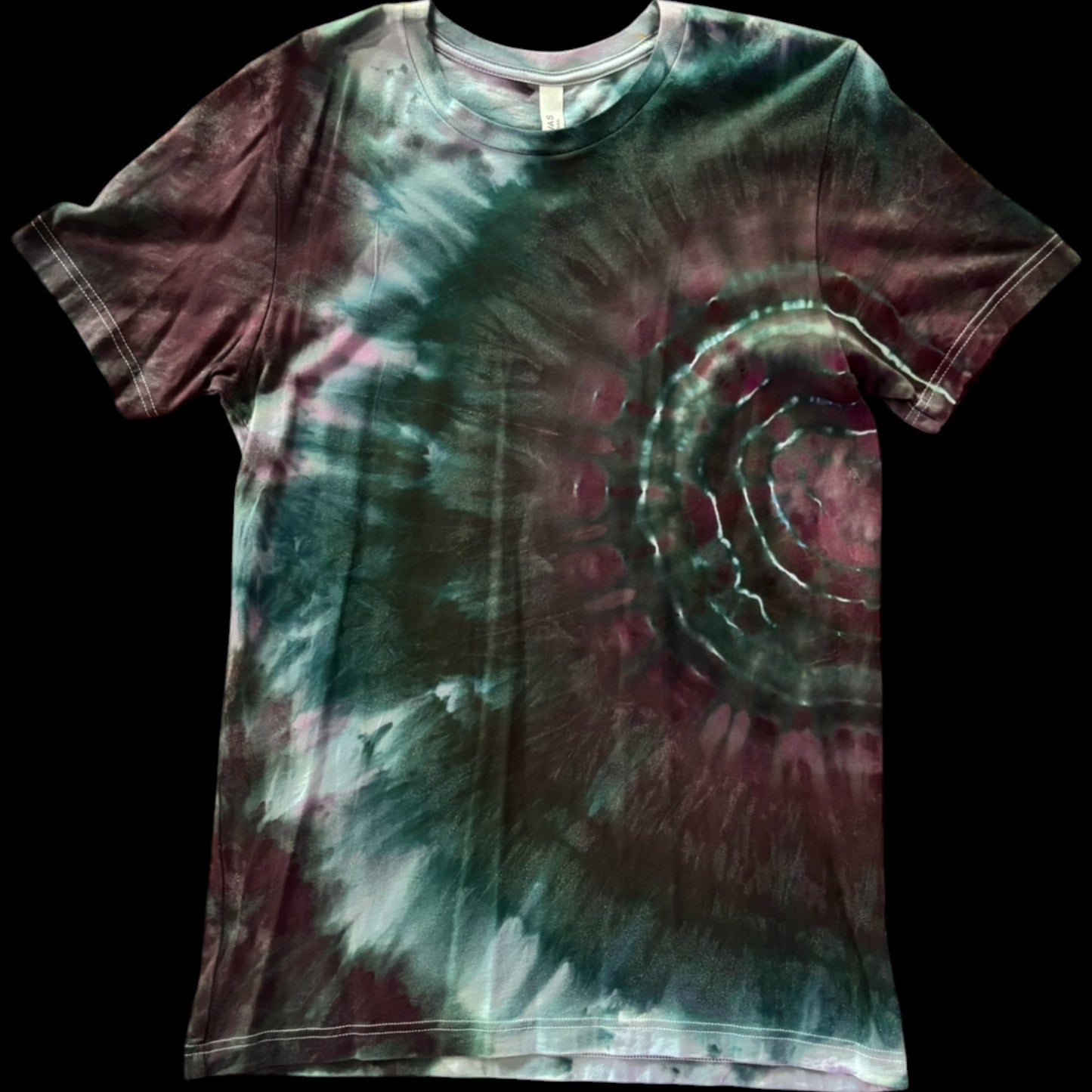 Adult Medium-Handcrafted Ice-Dyed T-Shirt