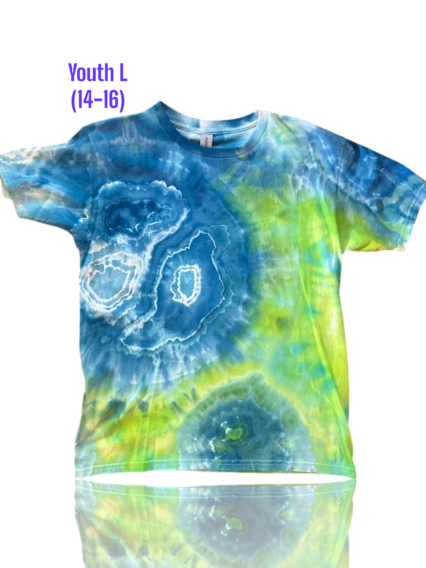 Youth Size Large Handcrafted Ice Dye