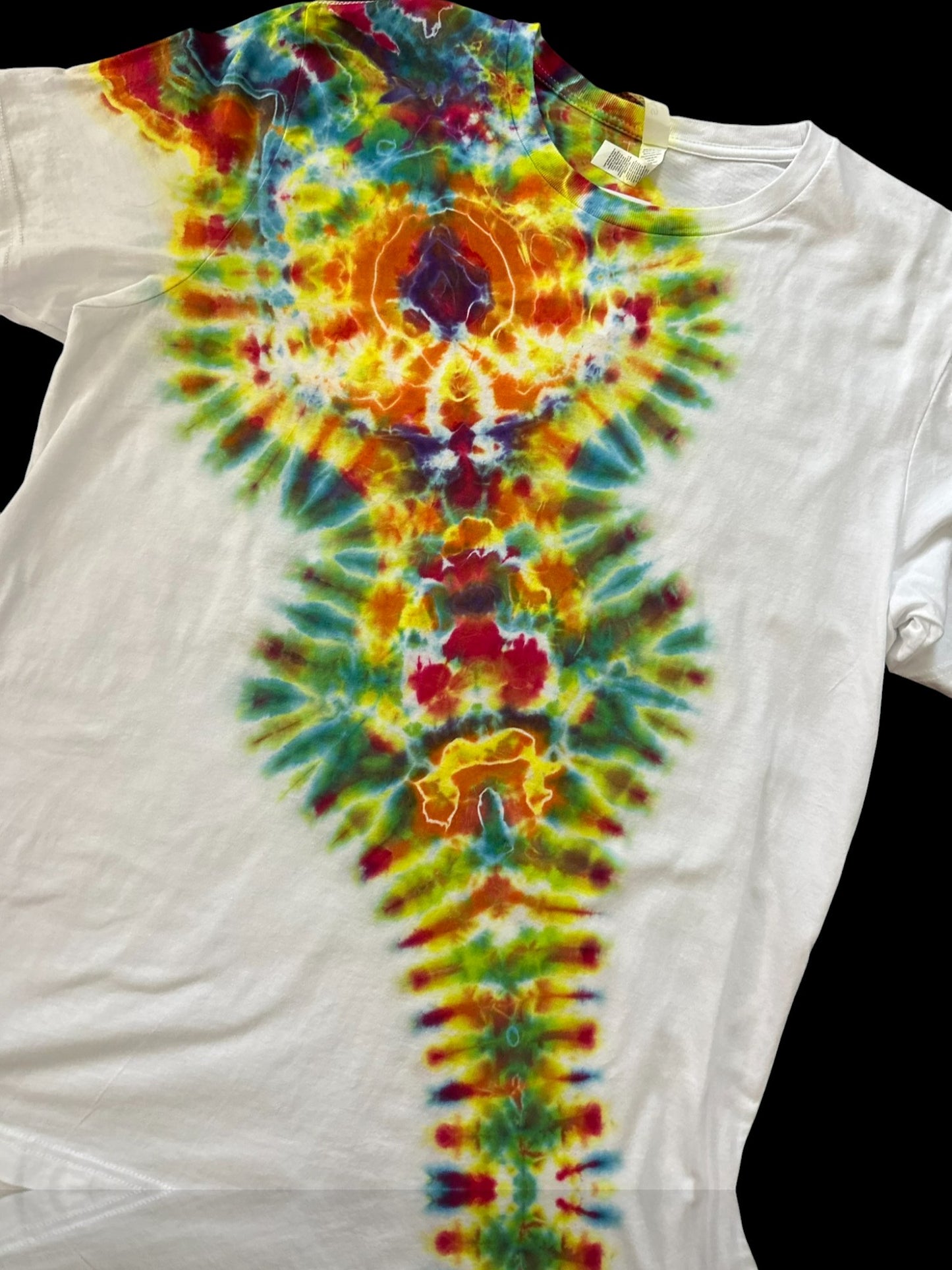 Adult Large - Handcrafted Liquid Dyed Psychedelic Design