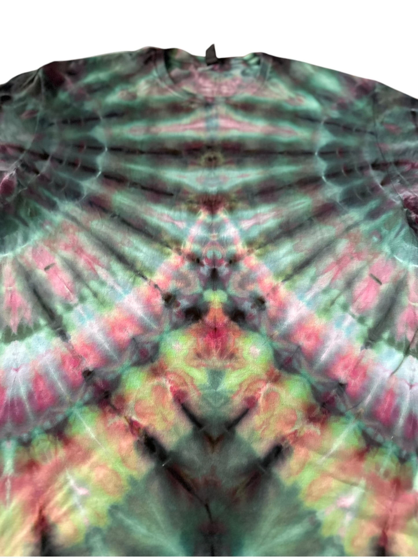 Adult XL- Handcrafted Ice-Dyed T-Shirt