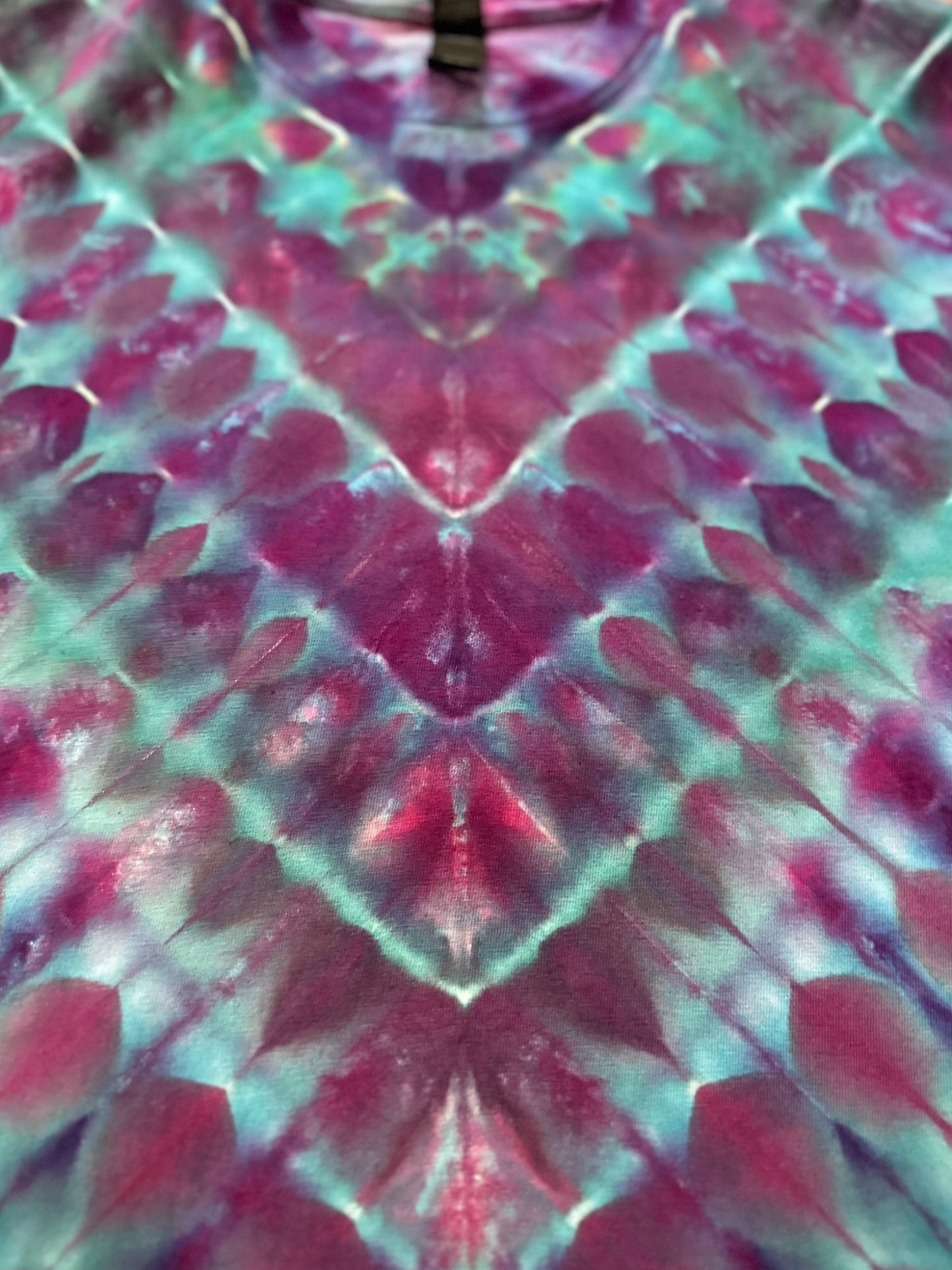 Adult Medium-Handcrafted Ice-Dyed T-Shirt