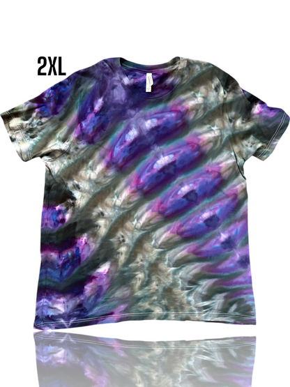 Adult 2Xl- Handcrafted Ice-Dyed T-Shirt