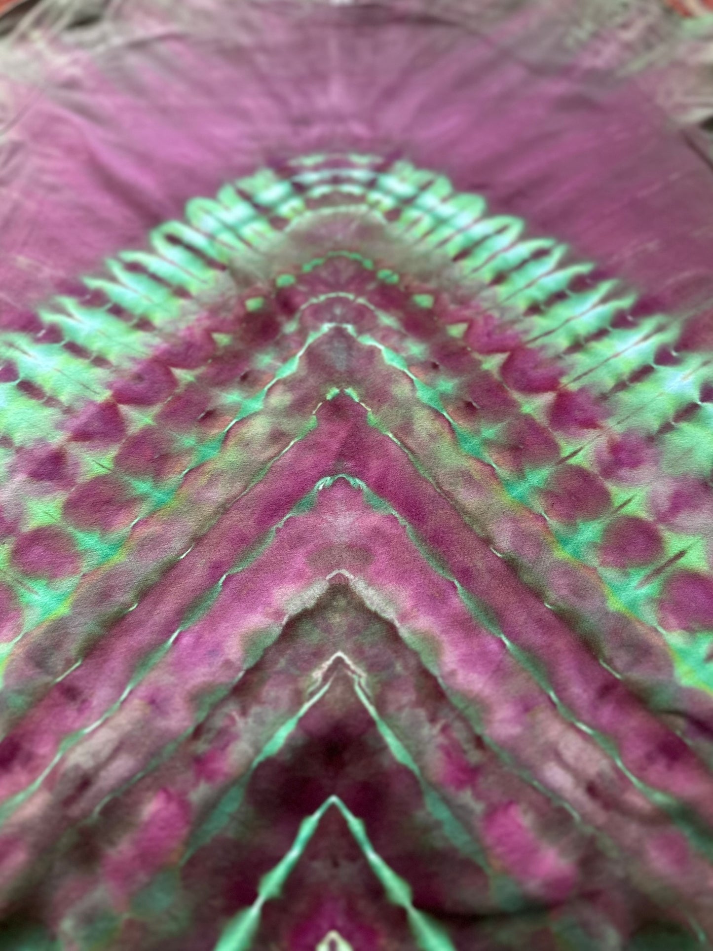 Adult 2Xl- Handcrafted Ice-Dyed T-Shirt