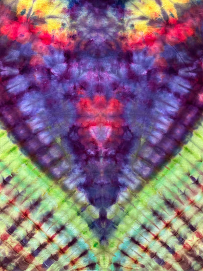 Adult 2Xl- Handcrafted Ice-Dyed T-Shirt