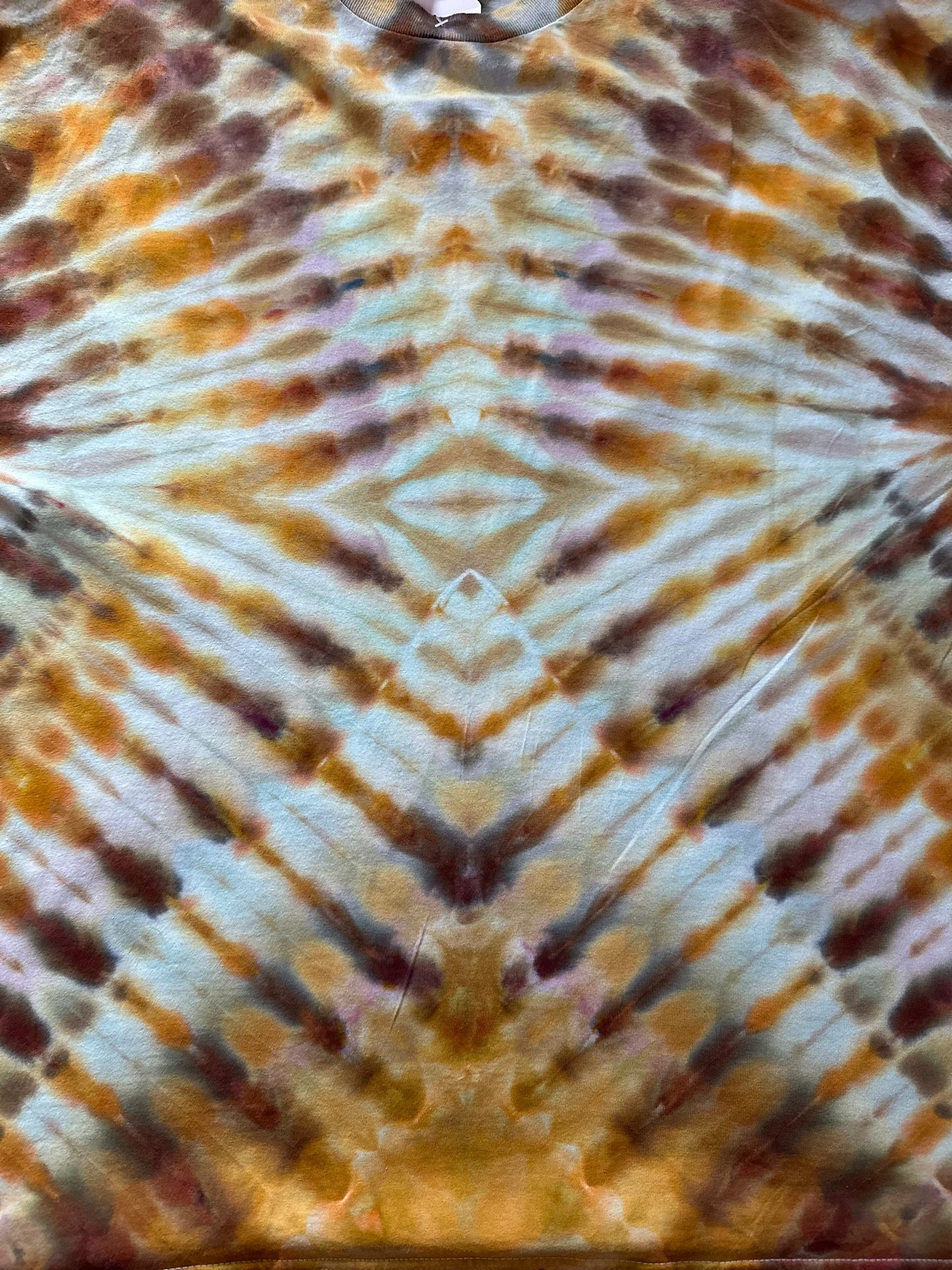 Adult 2Xl- Handcrafted Ice-Dyed T-Shirt