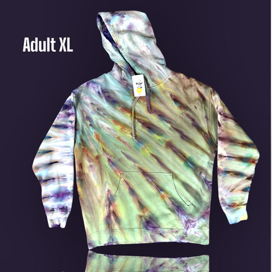 Adult XL- Ice Dye Hoodie