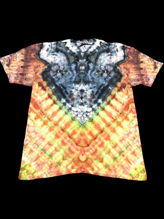 Adult 2Xl- Handcrafted Ice-Dyed T-Shirt