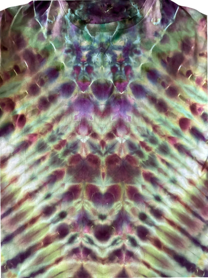 Adult Medium-Handcrafted Ice-Dyed T-Shirt
