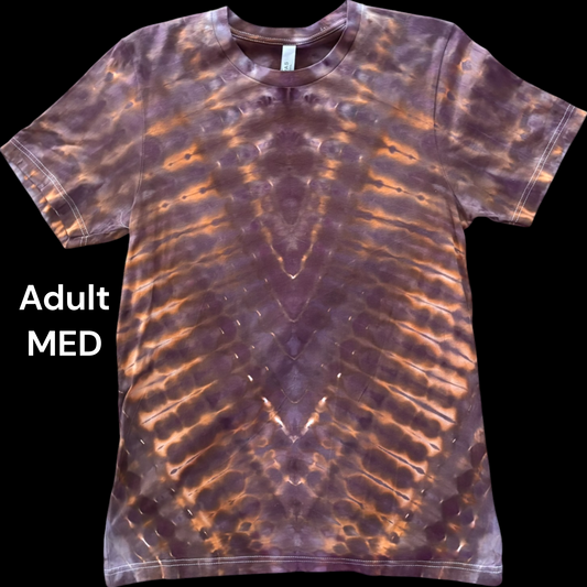 Adult Medium-Handcrafted Ice-Dyed T-Shirt