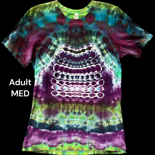 Adult Medium-Handcrafted Ice-Dyed T-Shirt