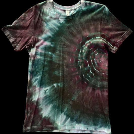 Adult Medium-Handcrafted Ice-Dyed T-Shirt