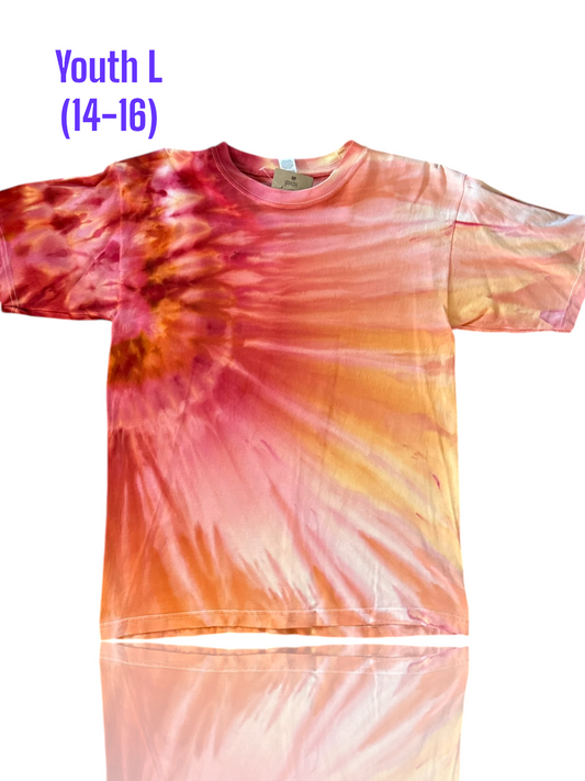 Youth Size Large Handcrafted Ice Dye
