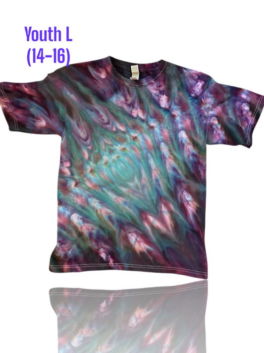Youth Size Large Handcrafted Ice Dye