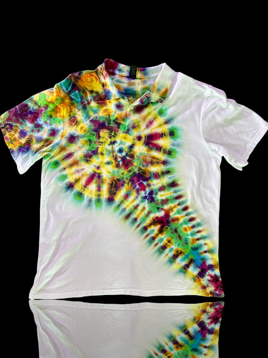 XL- Liquid Dyed Psychedelic Polo