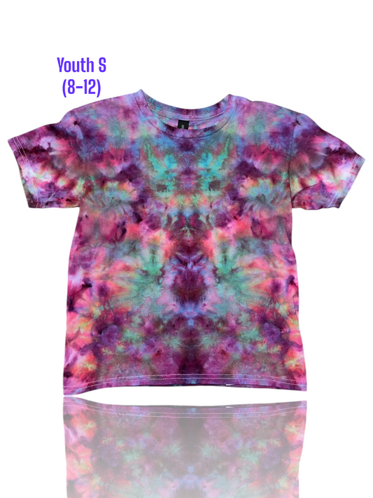Youth Size Small Handcrafted Ice Dye