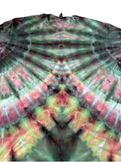 Adult XL- Handcrafted Ice-Dyed T-Shirt