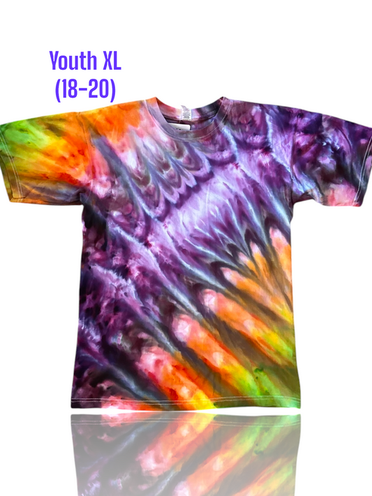 Youth Size XL Handcrafted Ice Dye