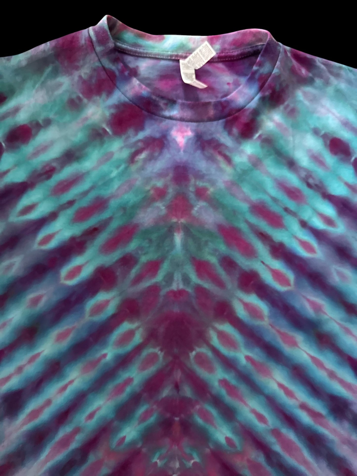 Adult Medium-Handcrafted Ice-Dyed T-Shirt